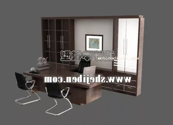 Commode Desk 3d model