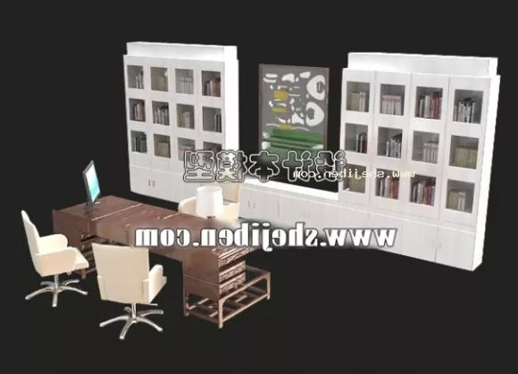 Curved Oled Tv Cabinet Wooden Entertainment Furniture 3d model