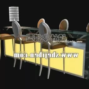 Wine Cabinet Modern Design 3d model