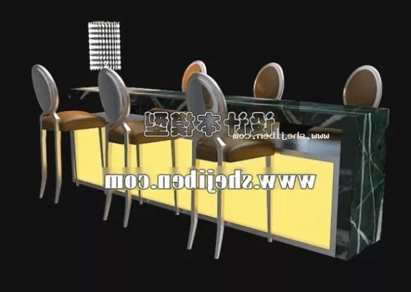 White Closet Cabinet 3d model