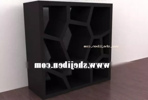 Bookcase Honeycomb Style 3d model Bookcase Honeycomb Style 3d model