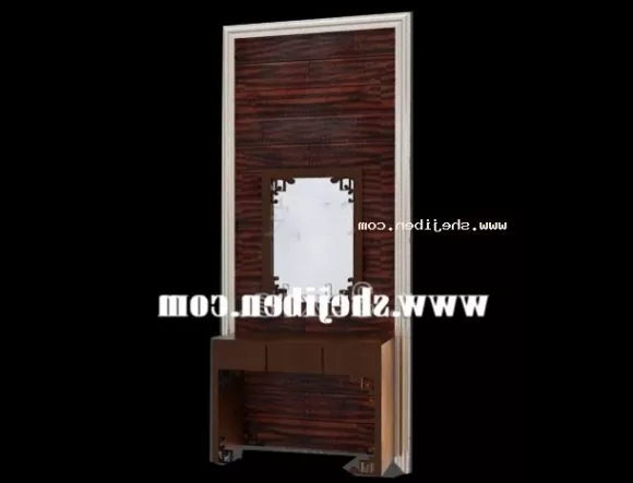 Office Work Desk Cubicles 3d model