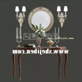 Royal Dresser Furniture Set 3d model
