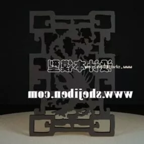 Screen Partition Carving Style 3d model