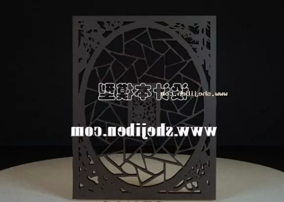 Collapse Screen Partition Divider 3d model