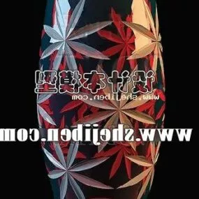 Vase Flower Pattern 3d model