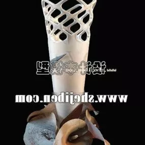 Vase Plastic Decorating 3d model
