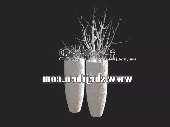 Cameo Vase Decoration 3d model