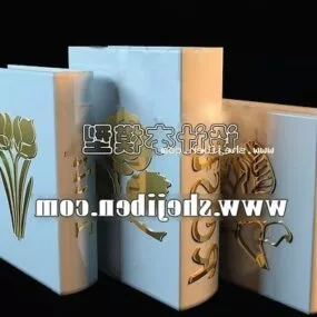Book Tableware Decorating 3d model