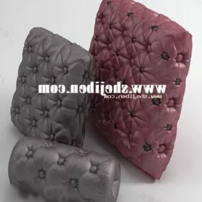 Bedroom Pillow Set 3d model