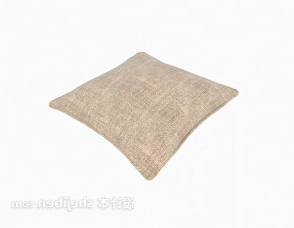 Pillow Cushion And Table 3d model