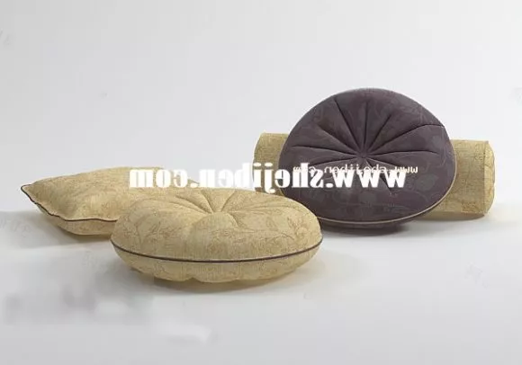 Bedspread With Pillow 3d model