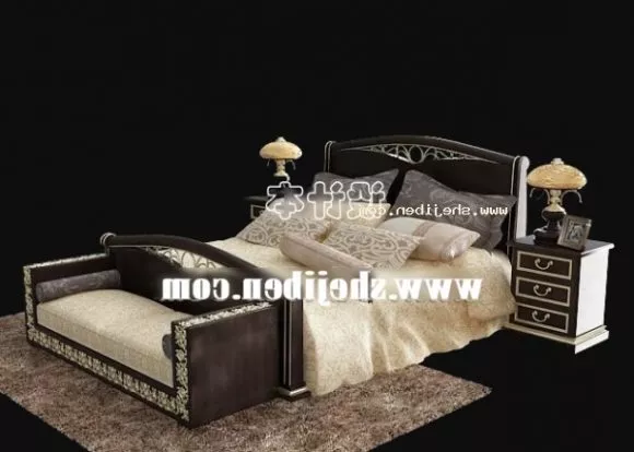 Prison Bed 3d model