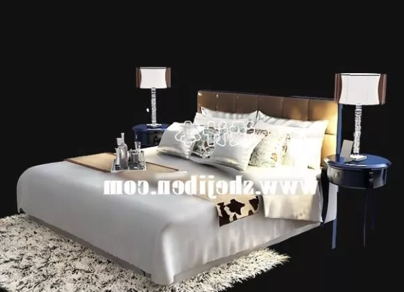 Round Coffee Table With Four Chairs And Coffee Cup 3d model