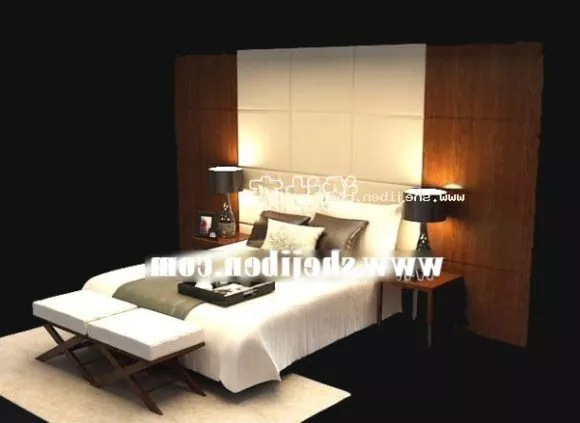 Chandelier Lamp With Chain Arm 3d model