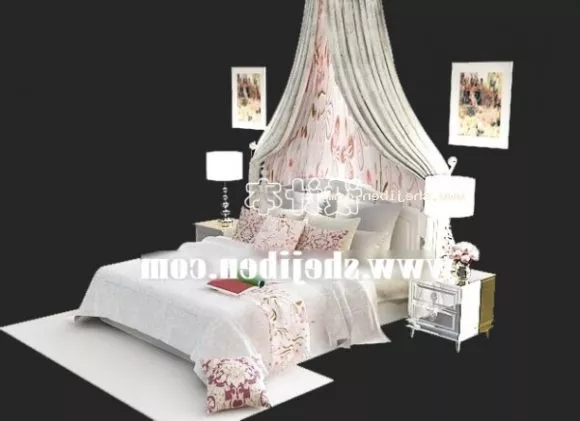 Collapsed Curtain 3d model