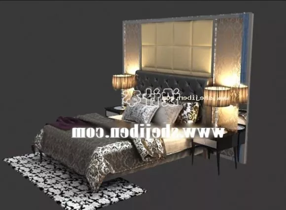Textile Hammock Green Textile 3d model