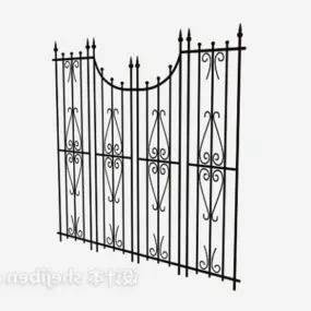 Antique Iron Gate 3d model