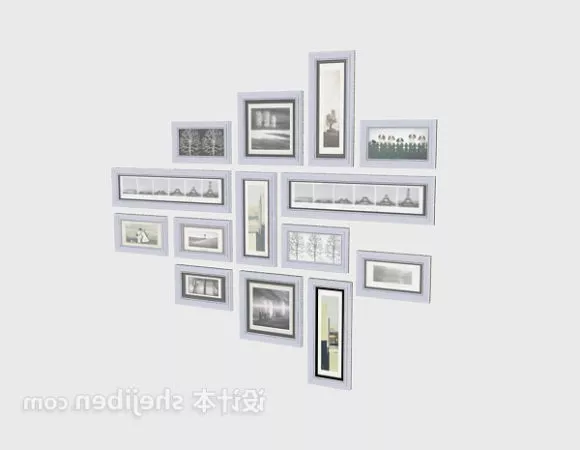 Building Walkway Set 3d model