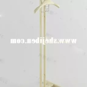 Rail Column Brass Decoration 3d model