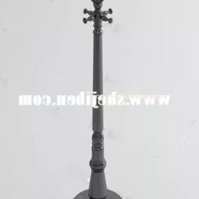 Metal Clothes Rack Hanger 3d model