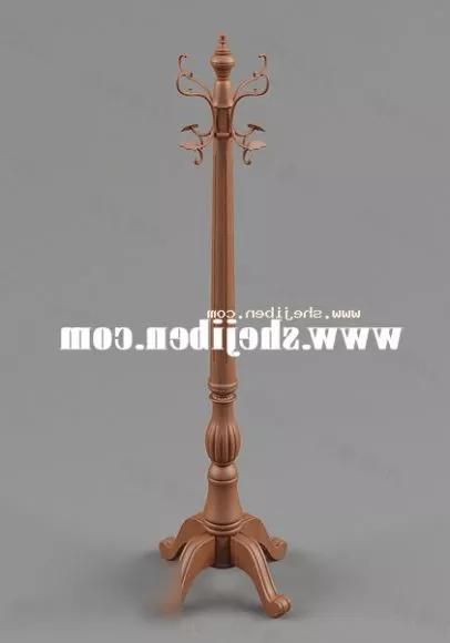 Antique Table Two Drawers With Shelf 3d model