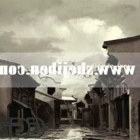 Ancient Town Chinese Building 3d model