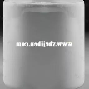 Cylinder Glass Cup 3d model