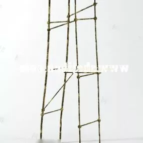 Bamboo Cabinet 3d model