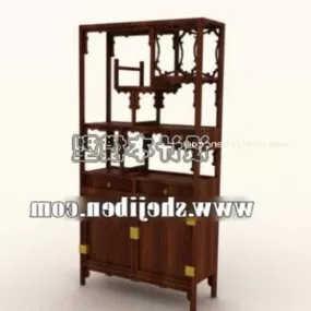 Antique Kitchen Wall Cabinet 3d model