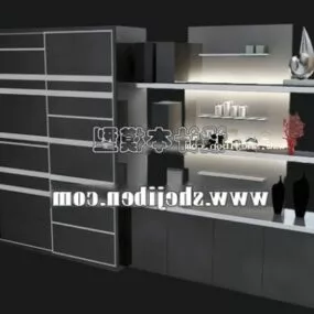 Modern Wall Tv Cabinet Furniture 3d model