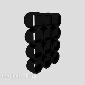 Modernism Plastic Cabinet 3d model