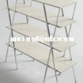 Display Cabinet Iron Frame 3d model