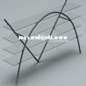 Glass Cabinet Furniture 3d model