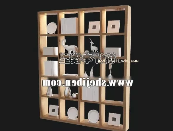 Modern Shelf Wall Mount 3d model