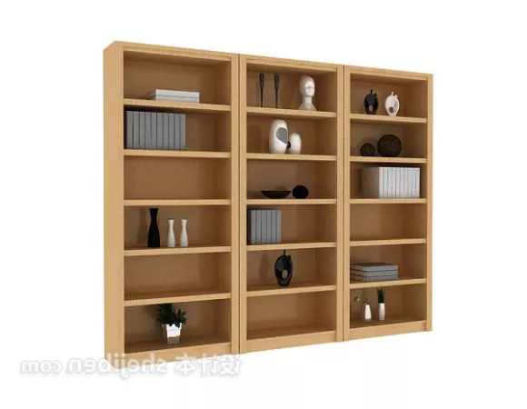 Stack Of Books With Cover 3d model