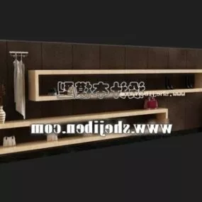 Horizontal Modern Cabinet Furniture 3d model