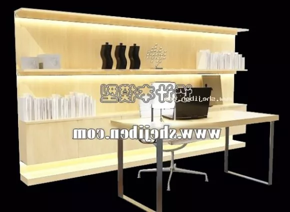 Multicolor Shelving Cabinet Unit 3d model
