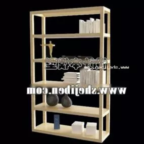 Display Cabinet Simple Furniture 3d model
