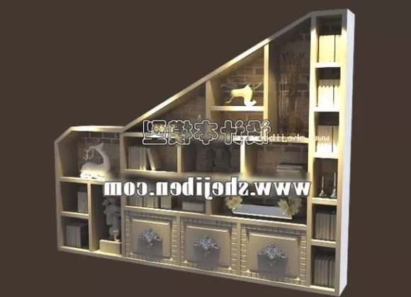 Stack Book Decorative 3d model