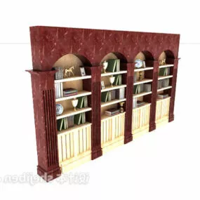 Classic Wall Cabinet Furniture 3d model