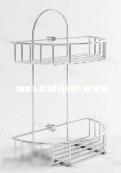 Modern Rack Shelf 3d model