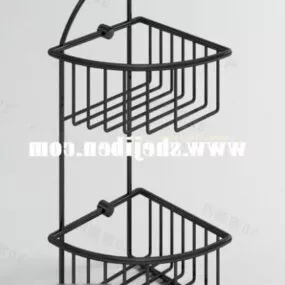 Bathroom Iron Rack Furniture 3d model