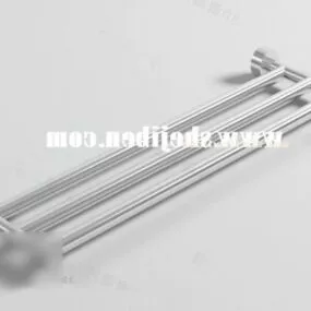 Bathroom Inox Hanger Wall Mounted 3d model
