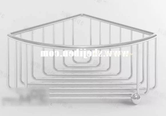 Cabinet Rack Shelf Walnut Material 3d model