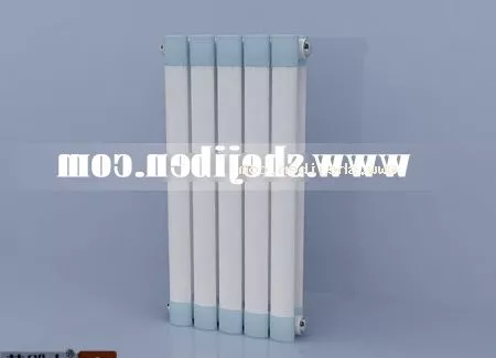 Aluminum Radiator White Painted 3d model Aluminum Radiator White Painted 3d model