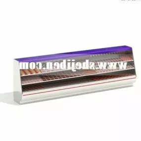 Supermarket Cold Shelf Furniture 3d model
