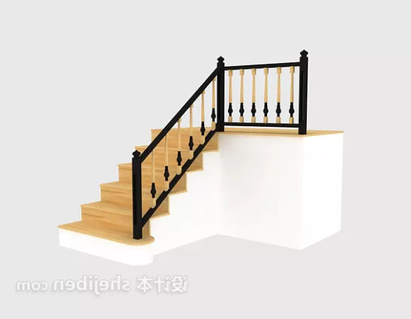 Beautiful Spiral Staircase 3d model