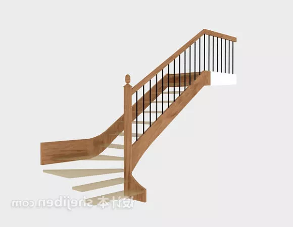 Home Entrance Stairs Furniture 3d model Home Entrance Stairs Furniture 3d model