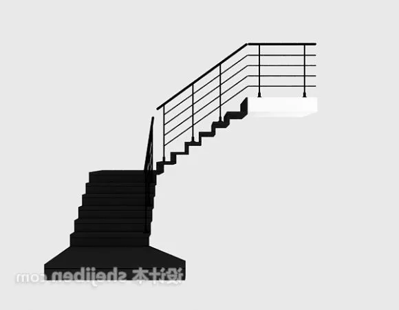Modular Staircase Structure 3d model